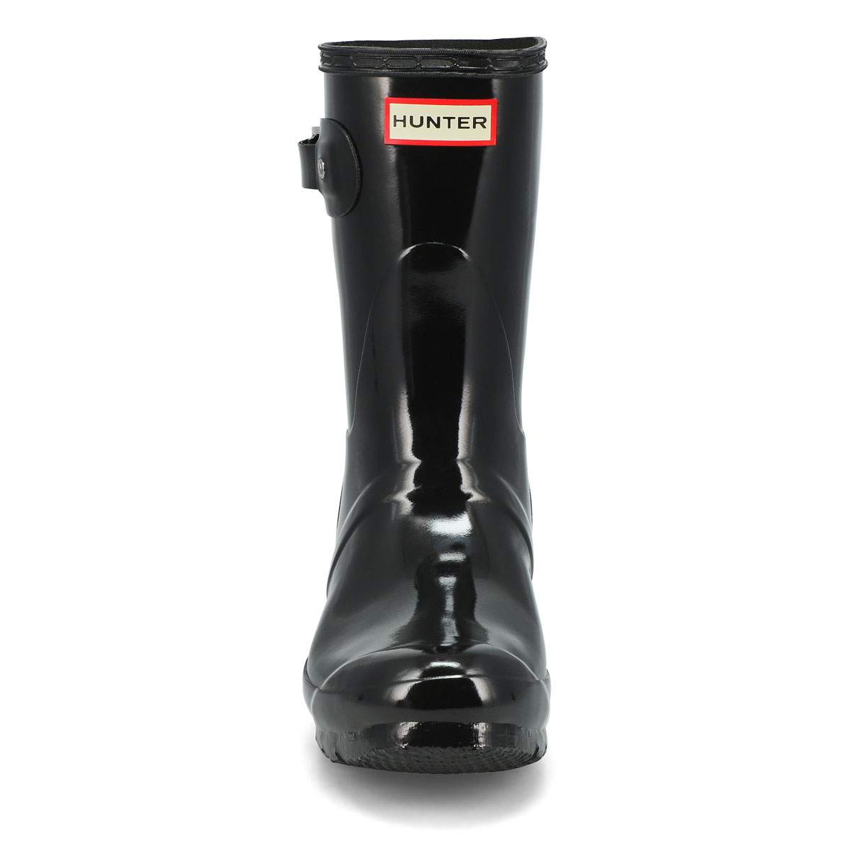 Hunter black 2024 boots short